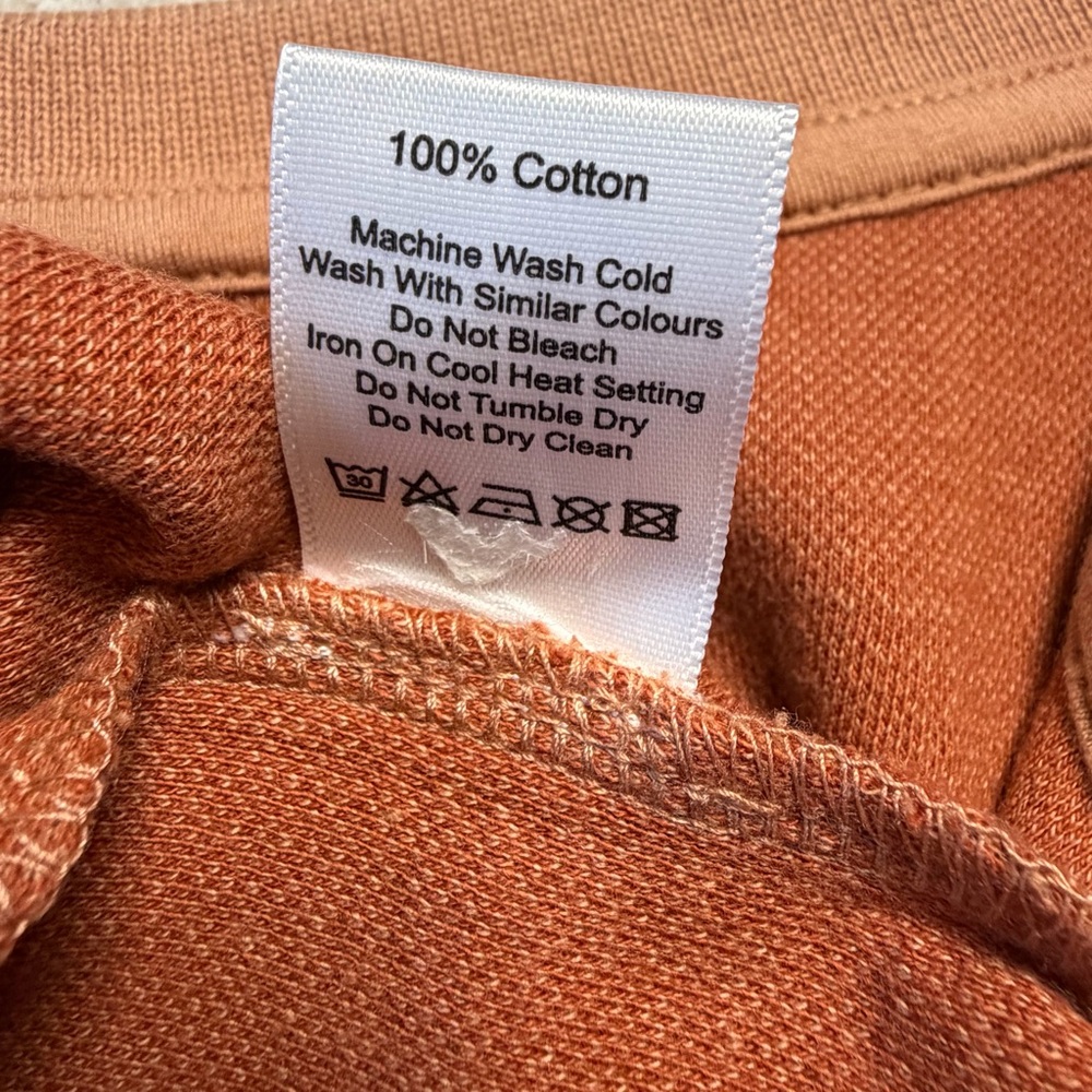 ABLE Jules Tennis Dress Baked Clay Quarter Zip Polo Cotton Jacquard Small - Picture 8 of 10